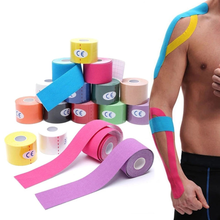 3 bandes de kinésiologie pour physiothérapie sportive, bande de genou de basketball, Taille : 2,5 cm x 5 m, 3,8 cm x 5 m, 5 cm x 5 m