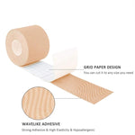 3 bandes de kinésiologie pour physiothérapie sportive, bande de genou de basketball, Taille : 2,5 cm x 5 m, 3,8 cm x 5 m, 5 cm x 5 m
