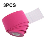3 bandes de kinésiologie pour physiothérapie sportive, bande de genou de basketball, Taille : 2,5 cm x 5 m, 3,8 cm x 5 m, 5 cm x 5 m