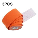 3 bandes de kinésiologie pour physiothérapie sportive, bande de genou de basketball, Taille : 2,5 cm x 5 m, 3,8 cm x 5 m, 5 cm x 5 m