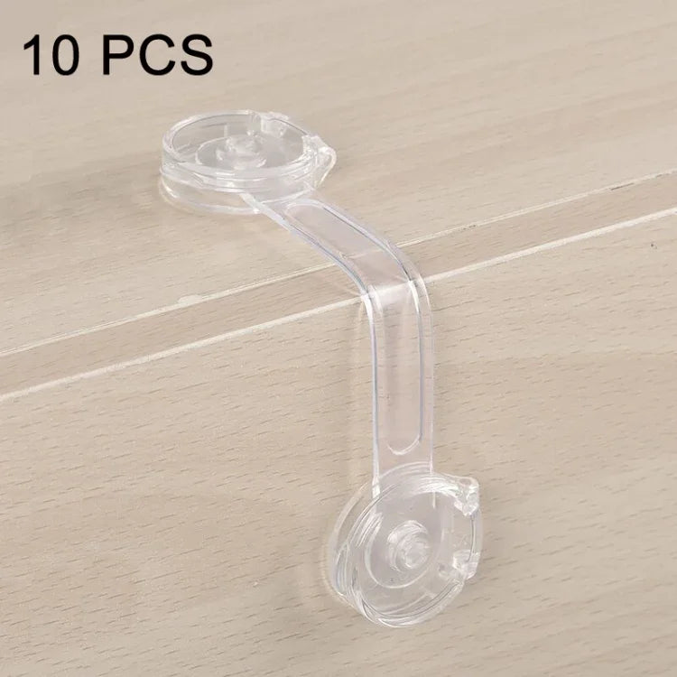 Verrou de sécurité pour tiroir enfant, réfrigérateur et placard anti-ouverture, pack de 10, serrure double pack de 10, pack de 5, serrure double pack de 5, 5 transparents + 5 serrures doubles