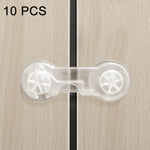 Verrou de sécurité pour tiroir enfant, réfrigérateur et placard anti-ouverture, pack de 10, serrure double pack de 10, pack de 5, serrure double pack de 5, 5 transparents + 5 serrures doubles