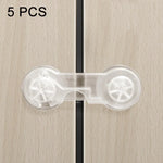 Verrou de sécurité pour tiroir enfant, réfrigérateur et placard anti-ouverture, pack de 10, serrure double pack de 10, pack de 5, serrure double pack de 5, 5 transparents + 5 serrures doubles