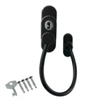 Fenêtre de sécurité anti-chute pour enfants, Limiteur de poussée, Couleur :, Blanc, Noir, Blanc (Épais), Noir (Épais), Blanc (Très Épais), Noir (Très Épais), Blanc (Renforcé), Noir (Renforcé), Blanc (Haute Qualité), Noir (Haute Qualité)