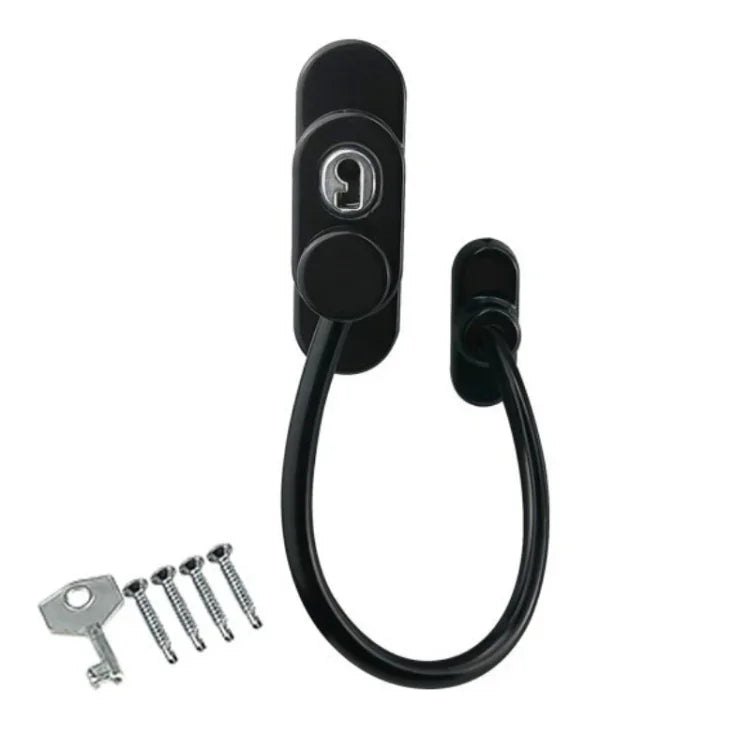 Fenêtre de sécurité anti-chute pour enfants, Limiteur de poussée, Couleur :, Blanc, Noir, Blanc (Épais), Noir (Épais), Blanc (Très Épais), Noir (Très Épais), Blanc (Renforcé), Noir (Renforcé), Blanc (Haute Qualité), Noir (Haute Qualité)