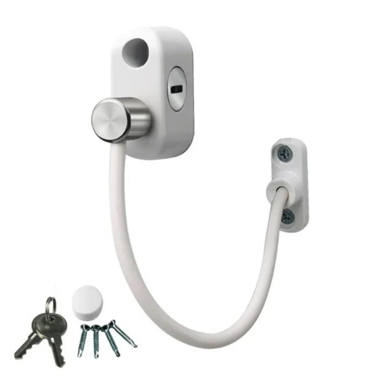 Fenêtre de sécurité anti-chute pour enfants, Limiteur de poussée, Couleur :, Blanc, Noir, Blanc (Épais), Noir (Épais), Blanc (Très Épais), Noir (Très Épais), Blanc (Renforcé), Noir (Renforcé), Blanc (Haute Qualité), Noir (Haute Qualité)