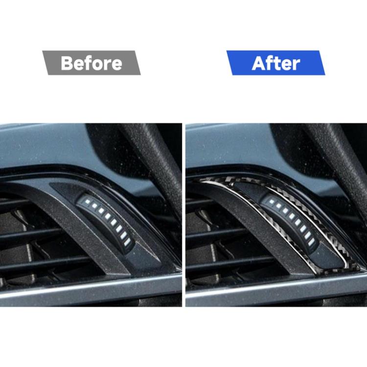 For BMW X1 F48/X2 F39 2pcs /Set Left-Hand Drive Dashboard Air Conditioner Air Vent Knob Sticker, Left-Hand Drive