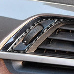 For BMW X1 F48/X2 F39 2pcs /Set Left-Hand Drive Dashboard Air Conditioner Air Vent Knob Sticker, Left-Hand Drive
