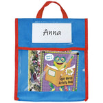 BG20080815 Sac cabas pour enfants, sac à jouets, jaune, vert, bleu, rouge