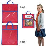 BG20080815 Sac cabas pour enfants, sac à jouets, jaune, vert, bleu, rouge