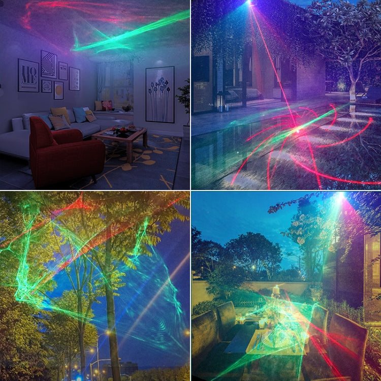 Lampe laser mini scène T10 contrôlée par la voix, lumière d'ambiance avec télécommande