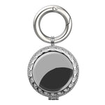 Housse de protection anti-perte plaquée pour localisateur de porte-clés pour AirTag 2ème génération / AirTag 1ère génération, noir-or, blanc-or, or rose, or