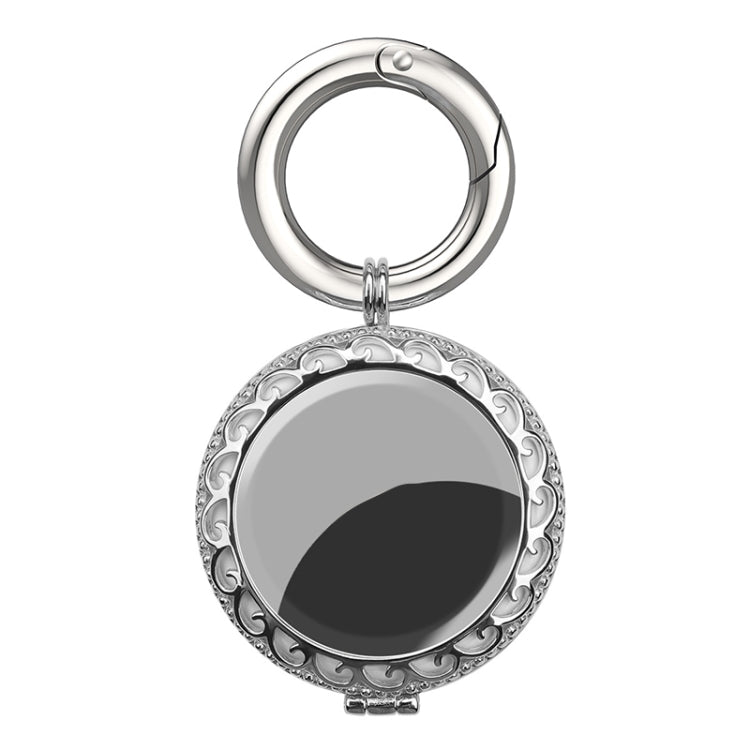 Housse de protection anti-perte plaquée pour localisateur de porte-clés pour AirTag 2ème génération / AirTag 1ère génération, noir-or, blanc-or, or rose, or