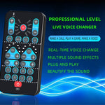 M10 Carte Son Ordinateur Mobile Mini Changeur de Voix K Chanson Enregistrement Changeur de Voix Bluetooth, M10