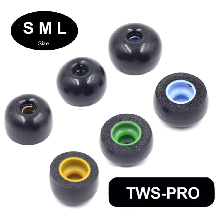 6 paires d'embouts en mousse à mémoire de forme pour casques sans fil TWS Jabra Elite 65T Sony WF-1000XM3, tailles grande, moyenne et petite