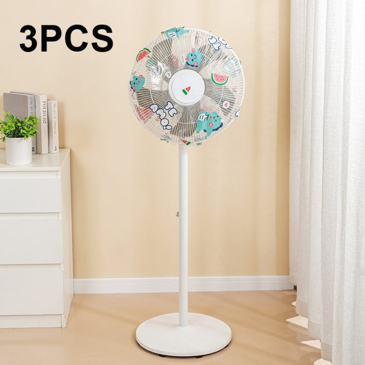 Housse de ventilateur domestique étanche à l'eau et à la poussière en PEVA, couleur : Petit dinosaure long, Tournesol long, Tournesol court, Petit dinosaure long, Petit dinosaure court