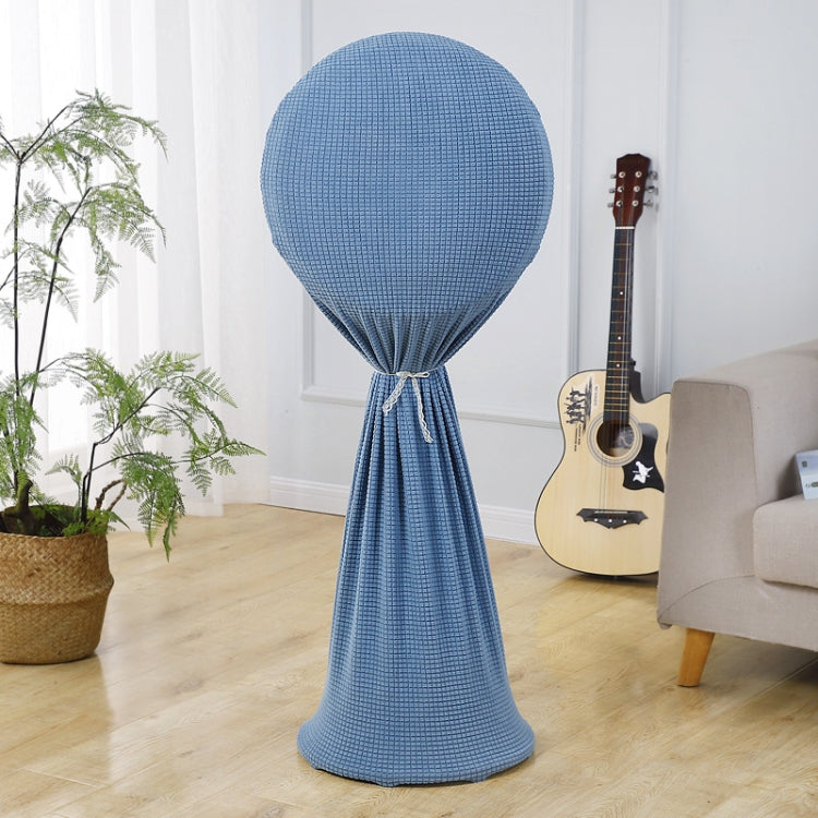 Housse de ventilateur en tissu élastique ronde anti-poussière à usage domestique, 110x45cm Bleu, 110x45cm Gris, 110x45cm Vert