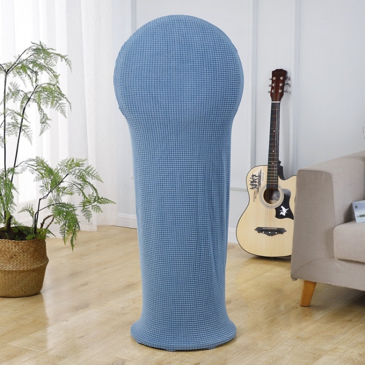 Housse de ventilateur en tissu élastique ronde anti-poussière à usage domestique, 110x45cm Bleu, 110x45cm Gris, 110x45cm Vert