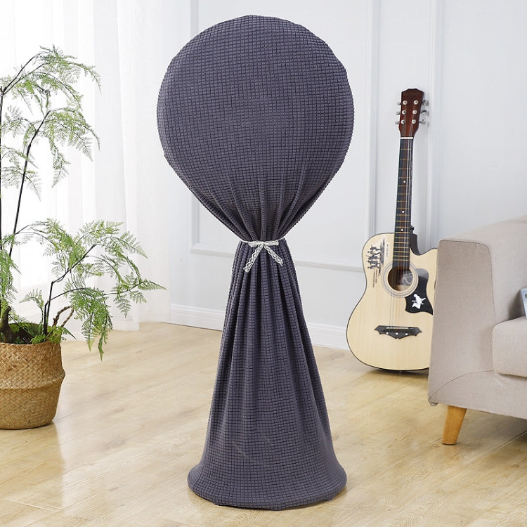 Housse de ventilateur en tissu élastique ronde anti-poussière à usage domestique, 110x45cm Bleu, 110x45cm Gris, 110x45cm Vert