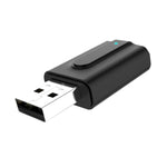 BT10 Transmetteur Récepteur USB Bluetooth 5.0 2-en-1 Adaptateur Casque Sans Fil Haut-Parleur Ordinateur, BT10