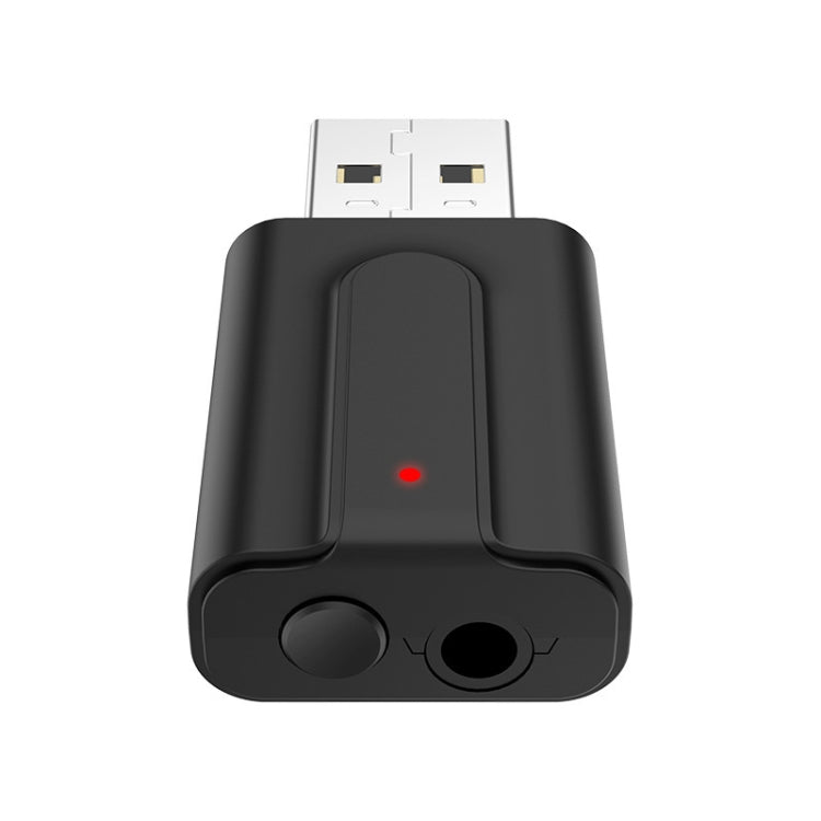 BT10 Transmetteur Récepteur USB Bluetooth 5.0 2-en-1 Adaptateur Casque Sans Fil Haut-Parleur Ordinateur, BT10