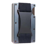 Porte-cartes métallique ZDL-05 Tracker Protection Organizer pour AirTag 2e génération / AirTag 1re génération, Vert armée, Noir, Gris, Bleu clair