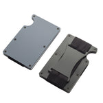 Porte-cartes métallique ZDL-05 Tracker Protection Organizer pour AirTag 2e génération / AirTag 1re génération, Vert armée, Noir, Gris, Bleu clair