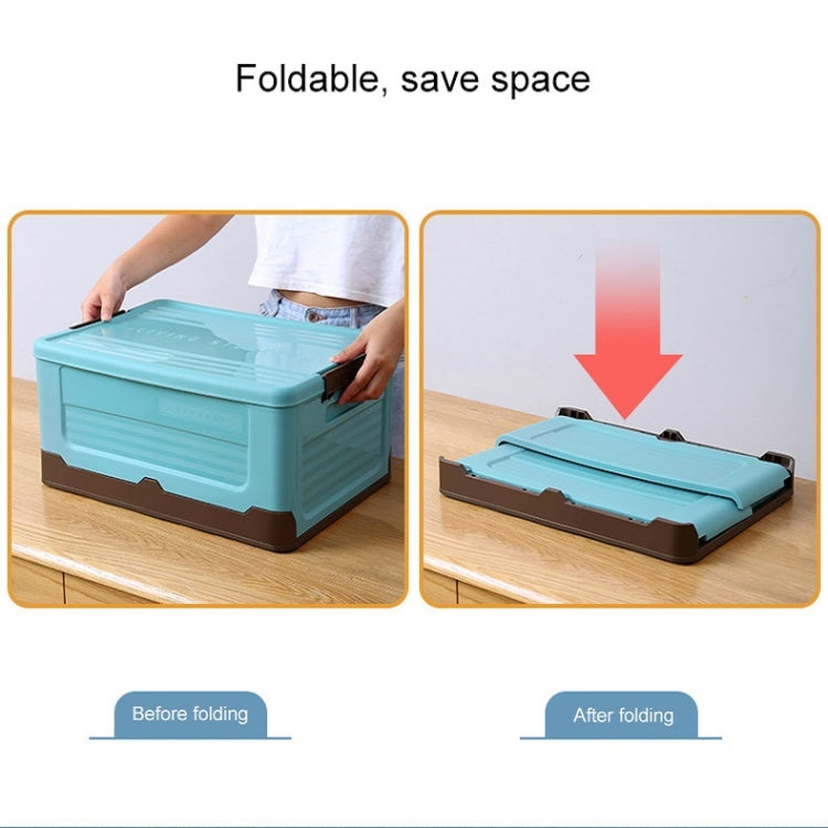 Boîte de rangement pliable en plastique, S Bleu menthe, S Jaune banane, S S Orange coucher de soleil, M Bleu menthe, M Jaune banane, M Orange coucher de soleil, L Bleu menthe, L Jaune banane, L Orange coucher de soleil