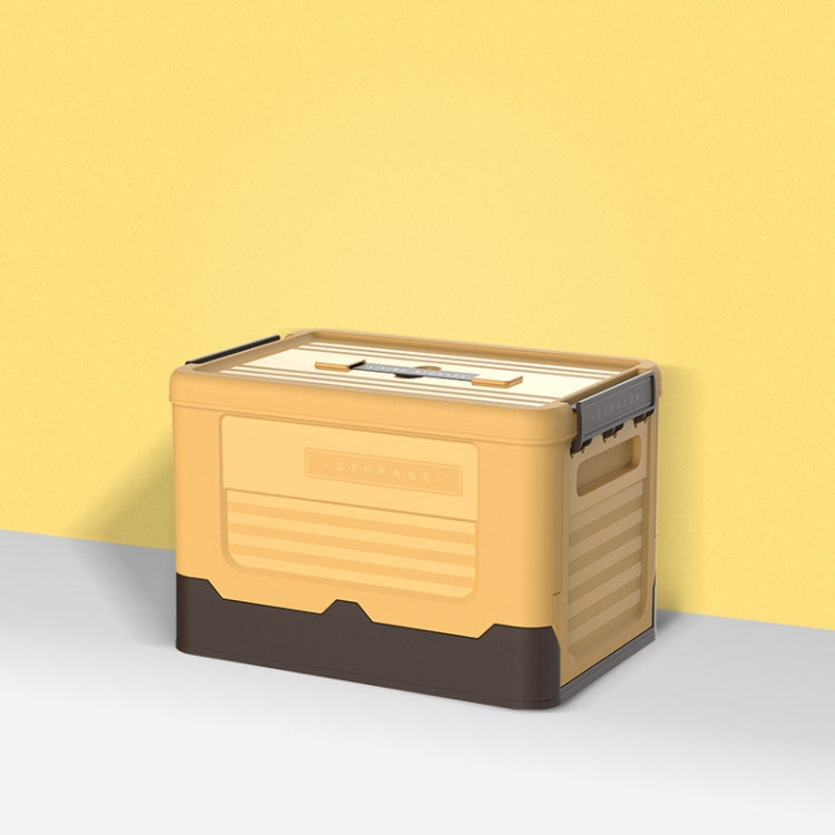 Boîte de rangement pliable en plastique, S Bleu menthe, S Jaune banane, S S Orange coucher de soleil, M Bleu menthe, M Jaune banane, M Orange coucher de soleil, L Bleu menthe, L Jaune banane, L Orange coucher de soleil