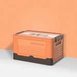 Boîte de rangement pliable en plastique, S Bleu menthe, S Jaune banane, S S Orange coucher de soleil, M Bleu menthe, M Jaune banane, M Orange coucher de soleil, L Bleu menthe, L Jaune banane, L Orange coucher de soleil