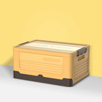 Boîte de rangement pliable en plastique, S Bleu menthe, S Jaune banane, S S Orange coucher de soleil, M Bleu menthe, M Jaune banane, M Orange coucher de soleil, L Bleu menthe, L Jaune banane, L Orange coucher de soleil