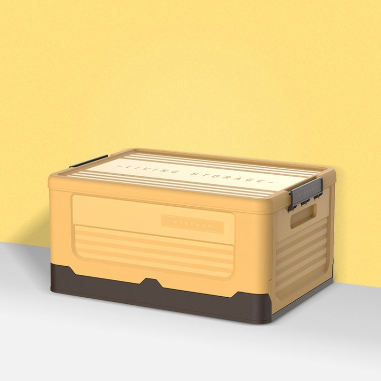 Boîte de rangement pliable en plastique, S Bleu menthe, S Jaune banane, S S Orange coucher de soleil, M Bleu menthe, M Jaune banane, M Orange coucher de soleil, L Bleu menthe, L Jaune banane, L Orange coucher de soleil