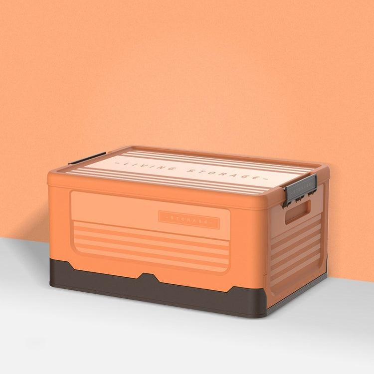 Boîte de rangement pliable en plastique, S Bleu menthe, S Jaune banane, S S Orange coucher de soleil, M Bleu menthe, M Jaune banane, M Orange coucher de soleil, L Bleu menthe, L Jaune banane, L Orange coucher de soleil