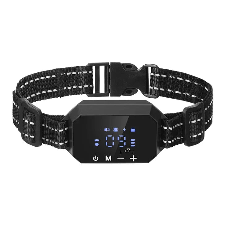 Dog Trainer Electronic Fence Smart GPS Wireless Bark Stop, White, Black