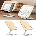 R03 Étagère de lecture de bureau Support de tablette multifonctionnel non rotatif et relevable, R04