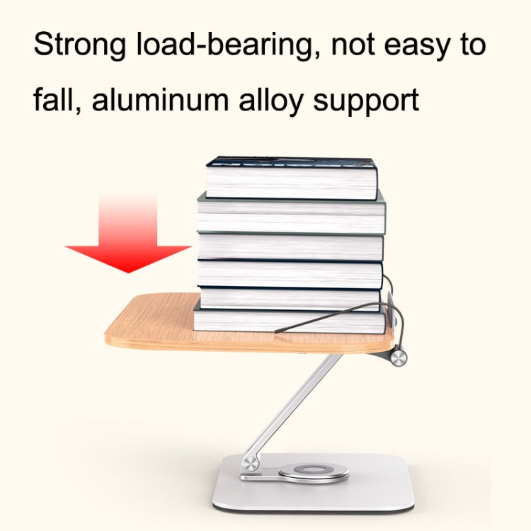 R03 Étagère de lecture de bureau Support de tablette multifonctionnel non rotatif et relevable, R04