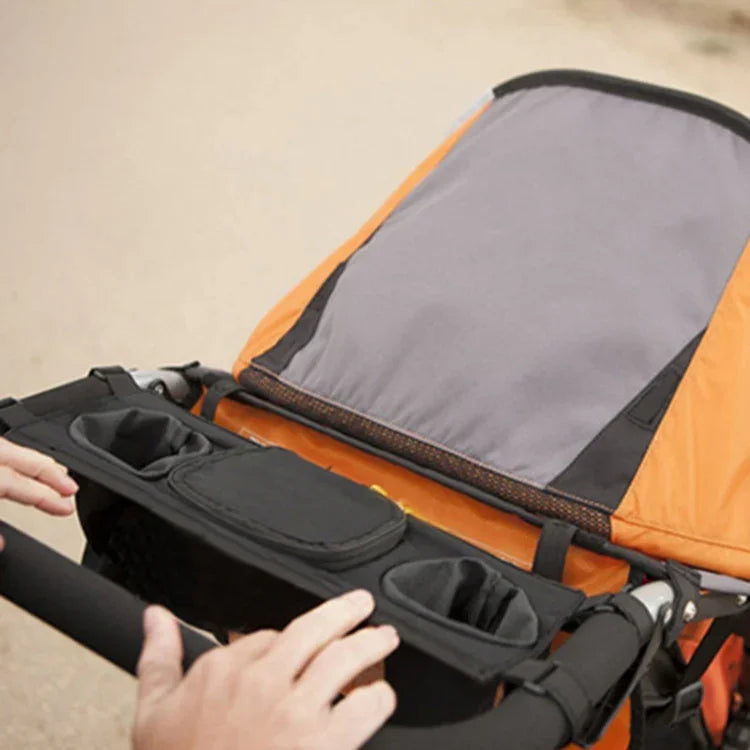 Sac suspendu arrière pour poussette, sac pour biberon et tasse, noir, rouge