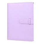CAIUL Album photo en cuir PU de 3 pouces Livre commémoratif de collection de photos, rose cerise, violet œillet, bleu Qingkong