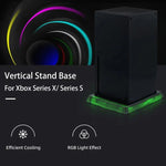 Base de refroidissement Game Console Symphony pour Microsoft Xbox Series X/S, Base de refroidissement RGB
