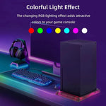 Base de refroidissement Game Console Symphony pour Microsoft Xbox Series X/S, Base de refroidissement RGB