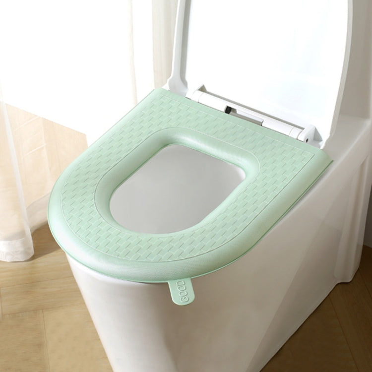 Siège de toilette épais, imperméable et lavable, Vert, Gris