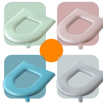 Siège de toilette épais, imperméable et lavable, Vert, Gris