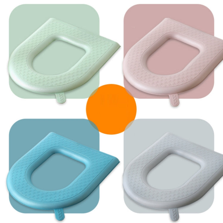 Siège de toilette épais, imperméable et lavable, Vert, Gris