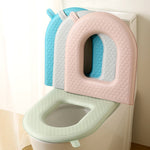 Siège de toilette épais, imperméable et lavable, Vert, Gris