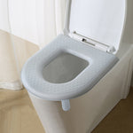 Siège de toilette épais, imperméable et lavable, Vert, Gris