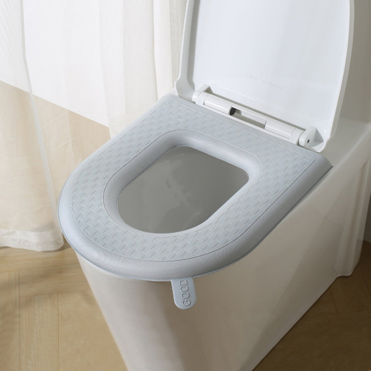 Siège de toilette épais, imperméable et lavable, Vert, Gris