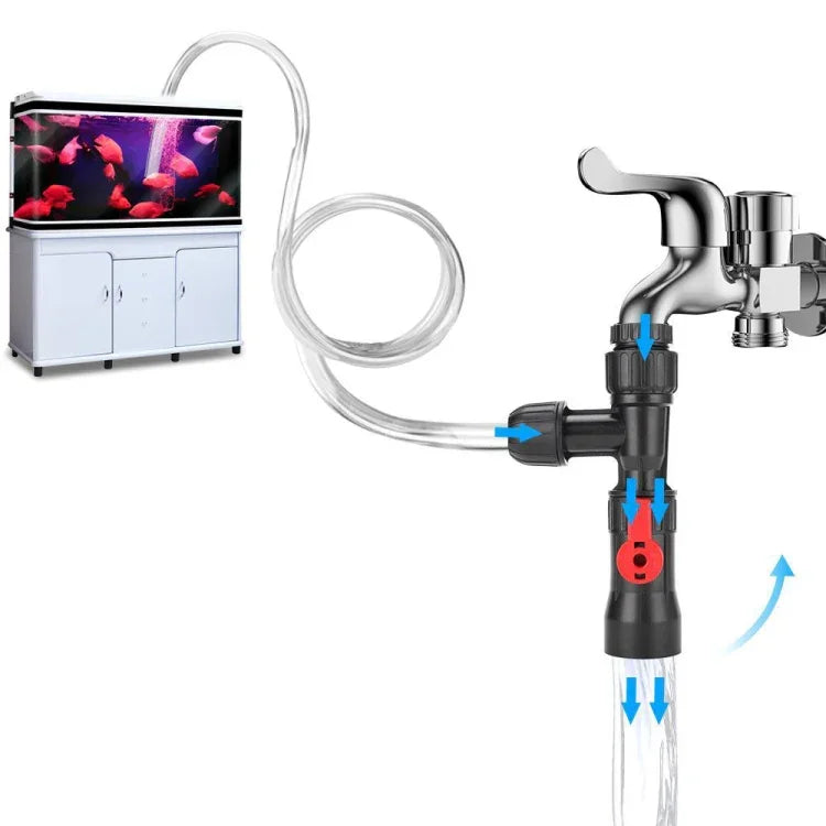 Pompe de Remplacement d'Eau pour Aquarium GYHS-03 Type Robinet, GYHS-03