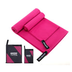 Serviette de sport absorbante à séchage rapide en microfibre, serviette de bain, 40x80cm, 76x152cm