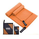 Serviette de sport absorbante à séchage rapide en microfibre, serviette de bain, 40x80cm, 76x152cm