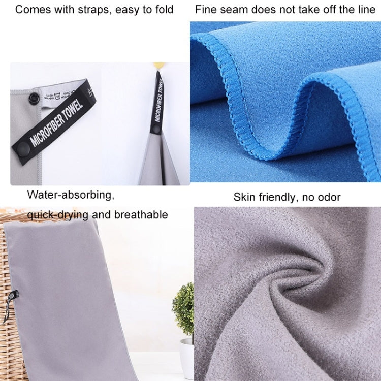 Serviette de sport absorbante à séchage rapide en microfibre, serviette de bain, 40x80cm, 76x152cm